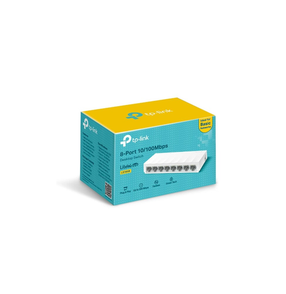 SWITCH 8  PORT  TP-LINK  LS 1008  10/100 MBPS