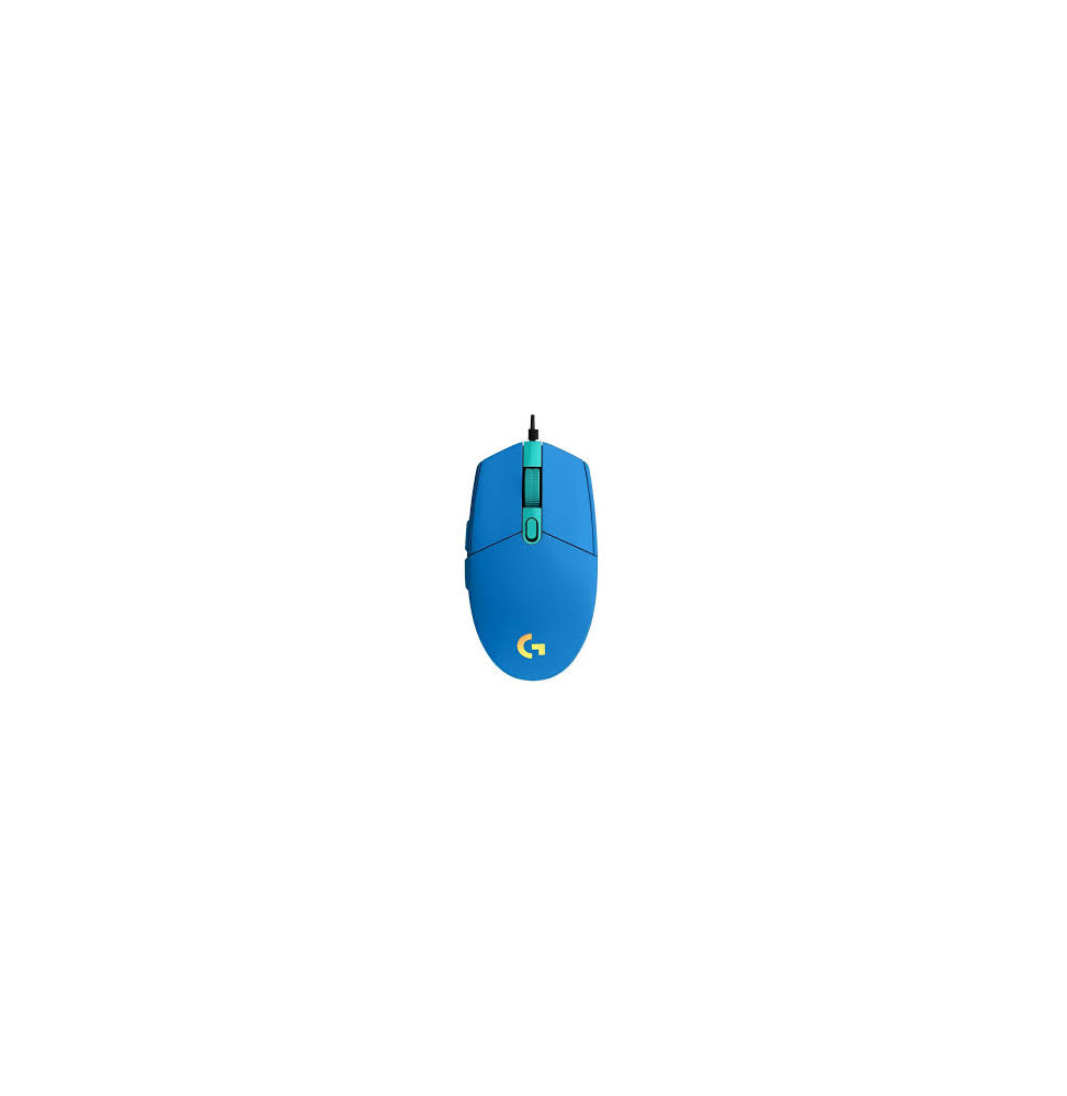 LOGITECH SOURIS GAMING G102 LIGHTSYNC - BLUE - USB