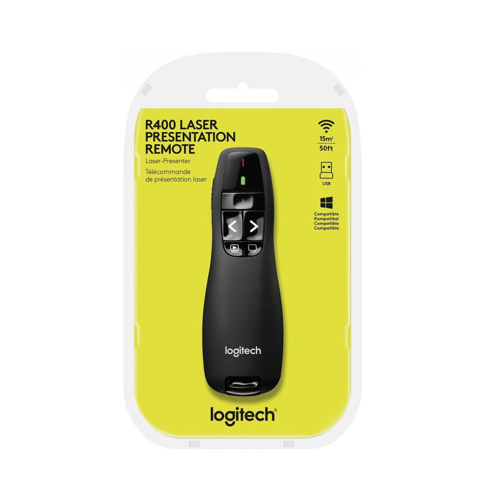 LOGITECH PRESENTER Wireless R400 - N/A - 2.4GHZ -
