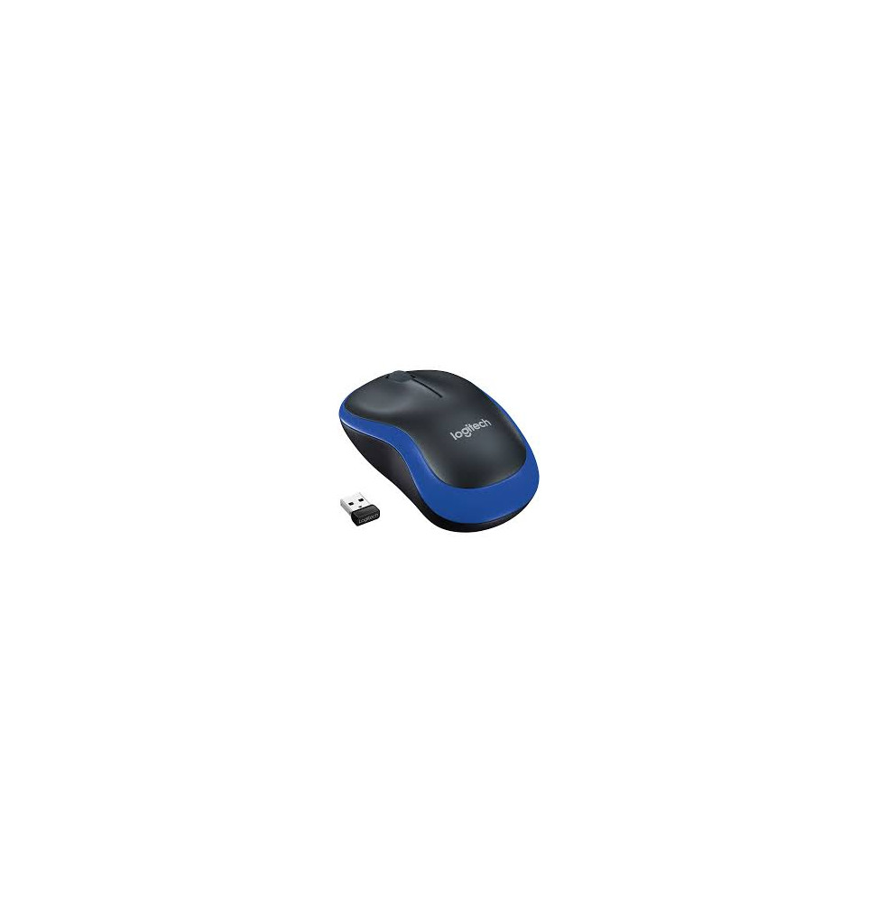LOGITECH SOURIS M185 Wireless  - BLUE - 2.4GHZ