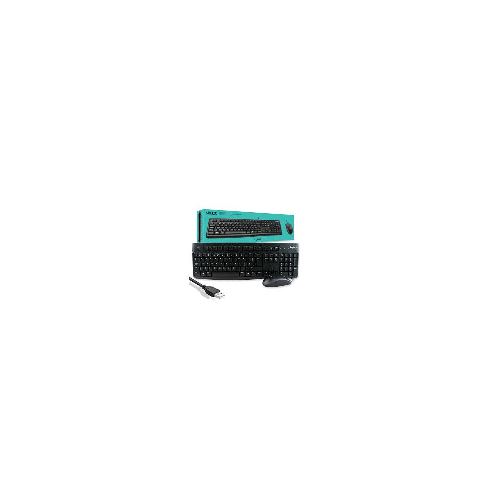 LOGITECH COMBO CLAVIER Desktop MK120- FRA - USB