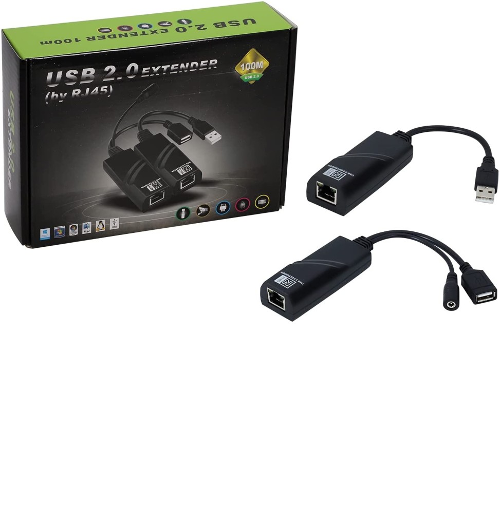 EXTENDER USB 2.0 BY RJ 45