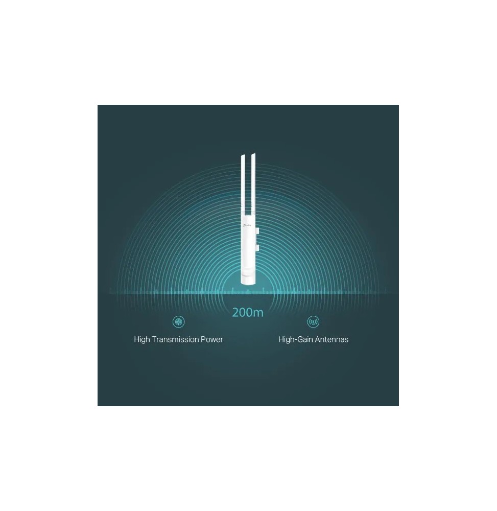 EAP110-Outdoor TP-LINK Point d’accès WiFi N 300 Mbps Extérieur (IP65)