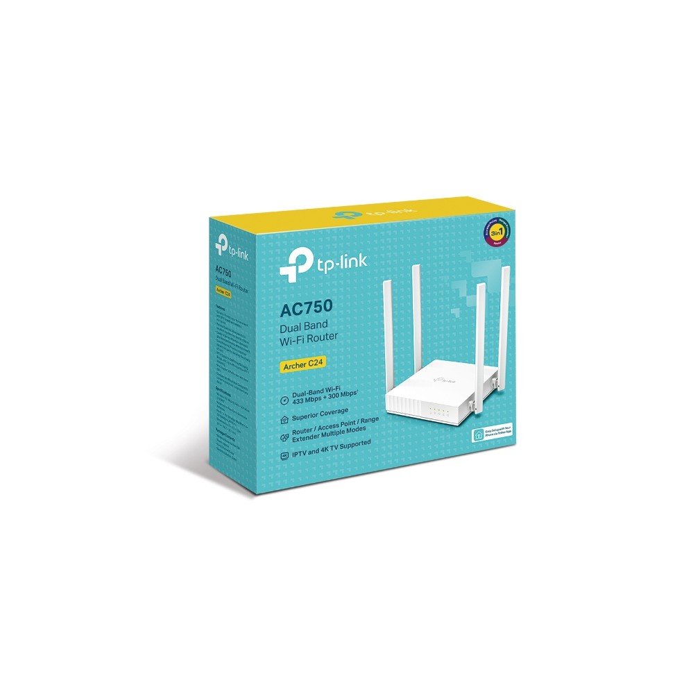 ARCHER C24 TP-LINK AC750 DUAL-BAND WIFI ROUTER